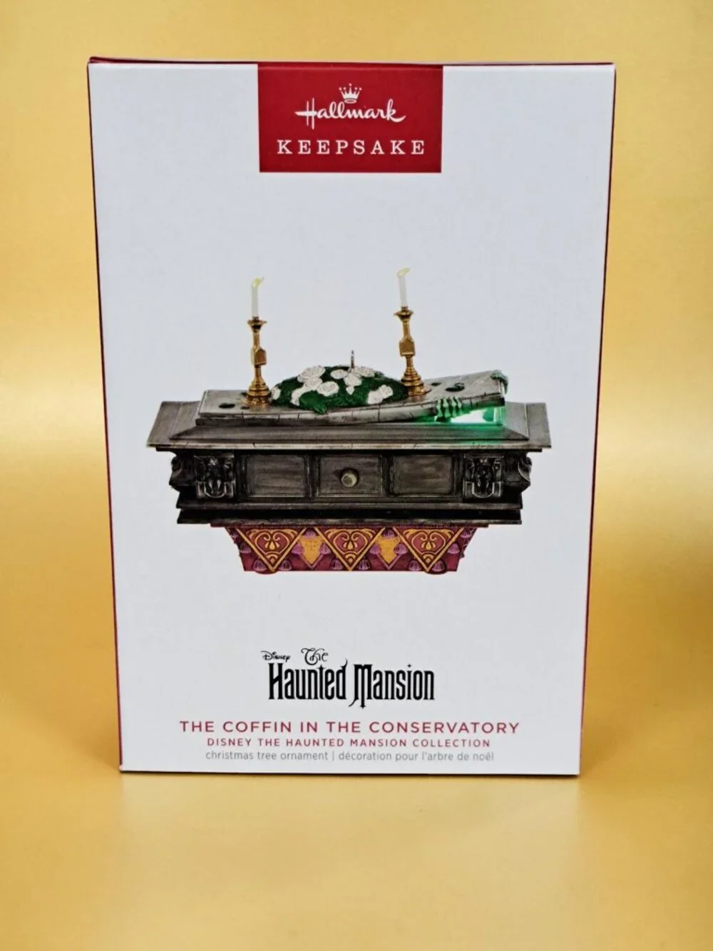 Hallmark Haunted Mansion Collection The Coffin in the Conservatory Ornament